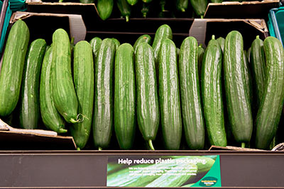 Naked Cucumbers In Store